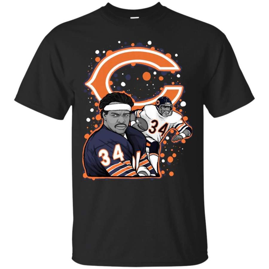 BEARS - Walter Payton Chicago Bears tribute T Shirt & Hoodie