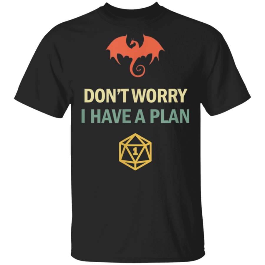 Dragon RPG D20 Fumble Game Dungeons Retro Tabletop T-Shirt