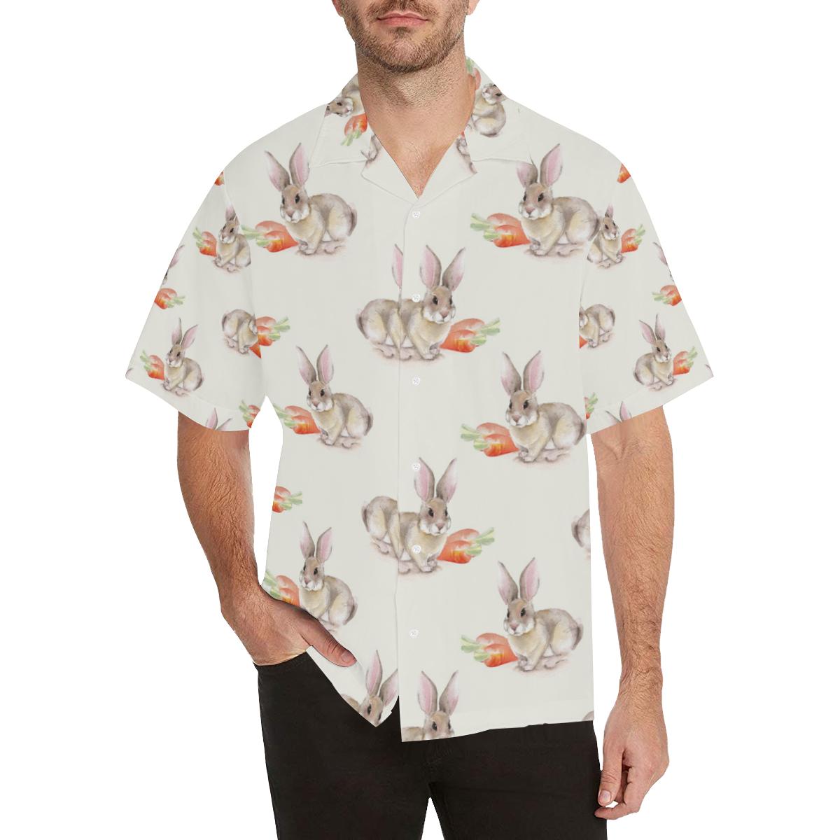 Rabbit Pattern Print Design 01 Hawaiian Shirt