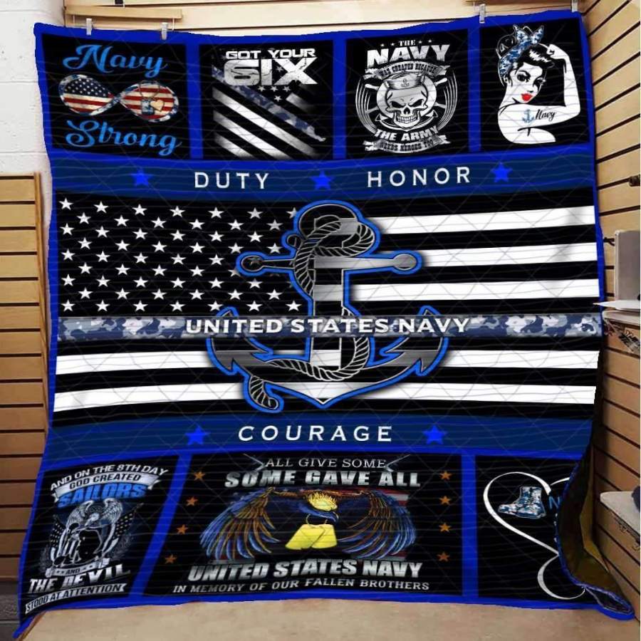 Blanket Gift For Navy Girl United States Navy Navy Strong