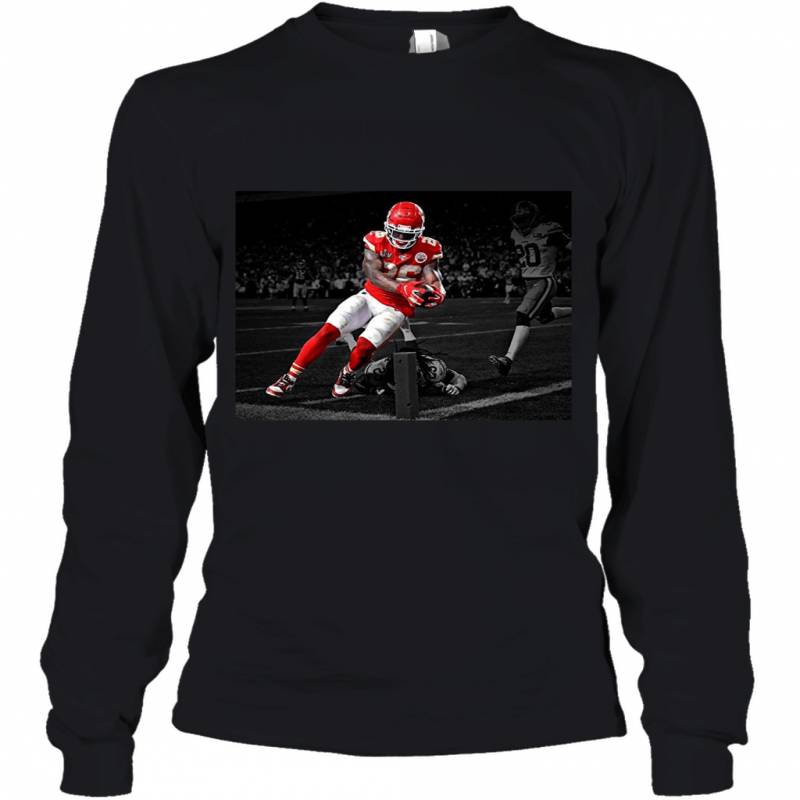 Super Bowl 54 Kansas City Chiefs Damien Williams scores The Game Winning Touch Down During The Super Bowl Youth Long Sleeve