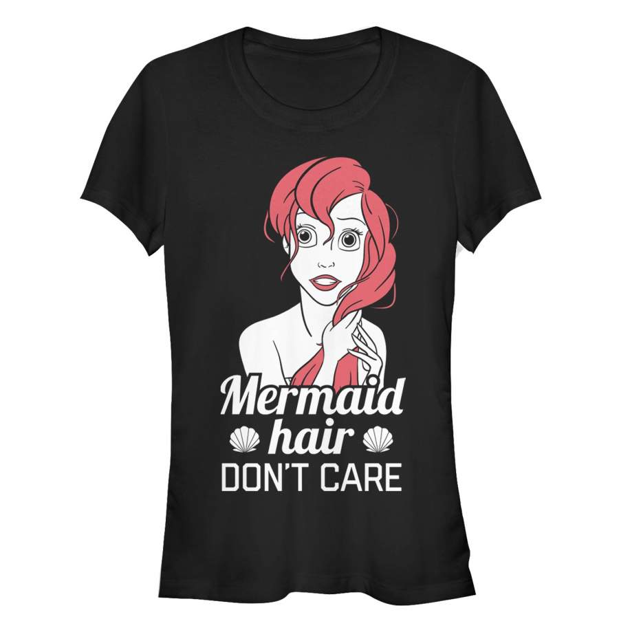 The Little Mermaid Junior’s Ariel Mermaid Don’t Care  T Shirt