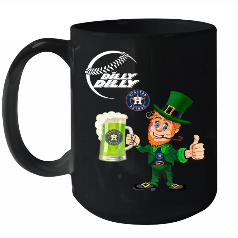 Houston Astros Dilly Dilly Saint Patrick Day Ceramic Mug 15oz