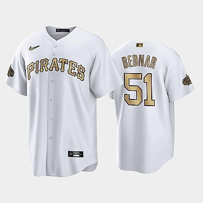 2022-23 All-Star Game NL Pittsburgh Pirates White 51 David Bednar Jersey