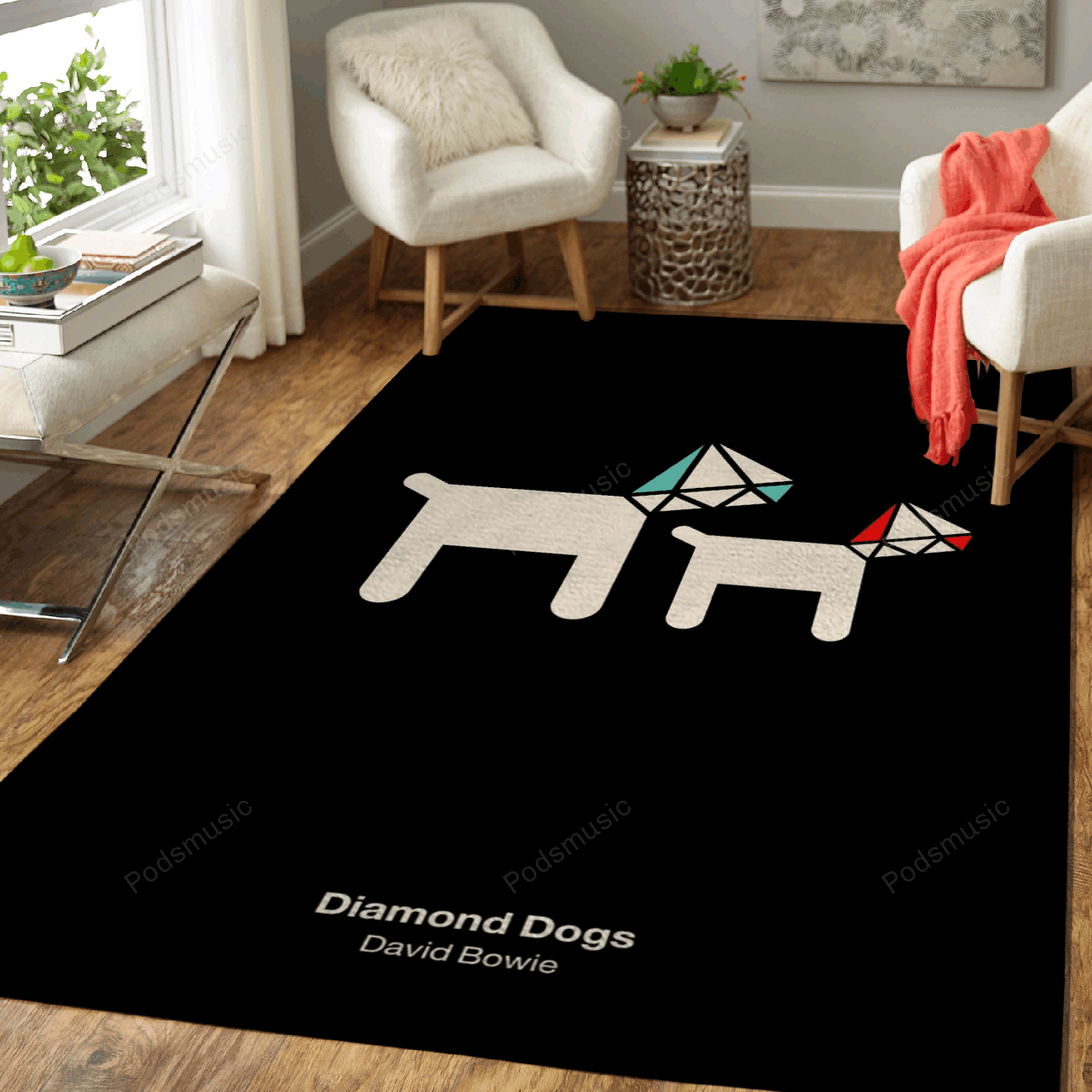Diamond Dogs – Music Art For Fans Area Rug Carpet