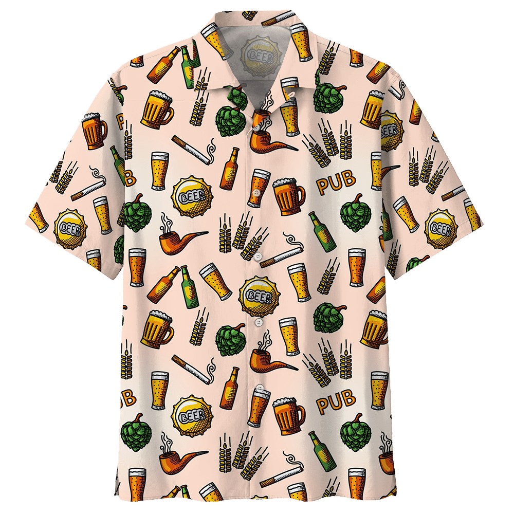 Beer Aloha Hawaii Shirt For Men Women Ha38809