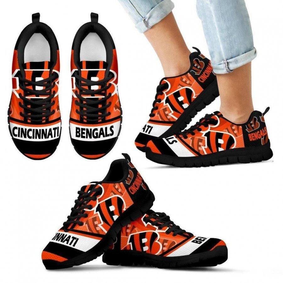 Three Impressing Point Of Logo Cincinnati Bengals Sneakers #614