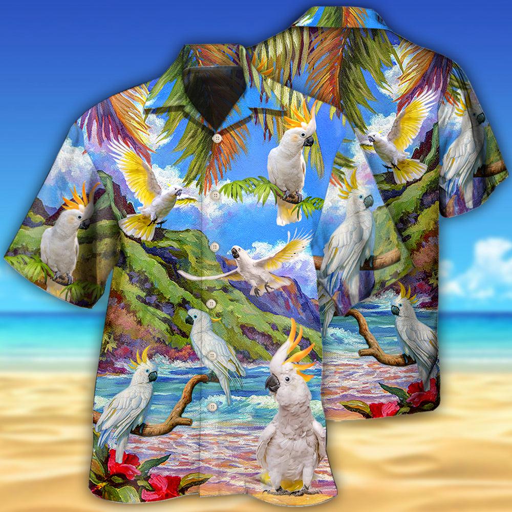 Cockatoo Beautiful Landscape Hawaii Shirt Ha89087