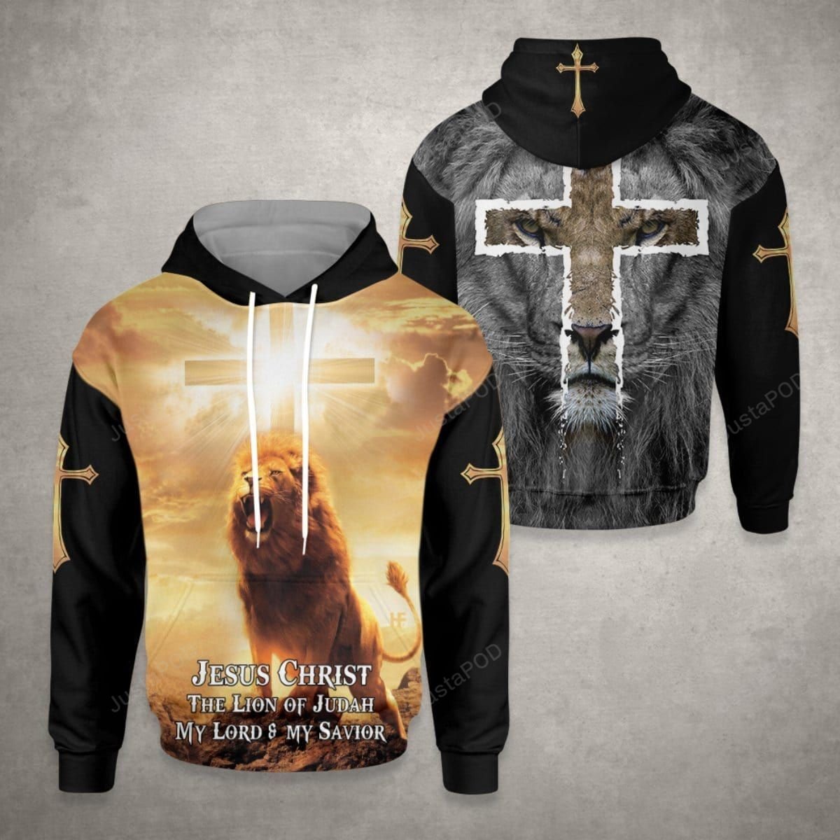 The Lion of Judah Jesus Christ Hoodie 3D