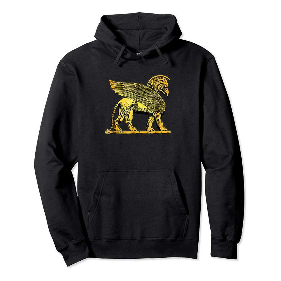 Winged Lion Iranian Farsi Persian Hoodie