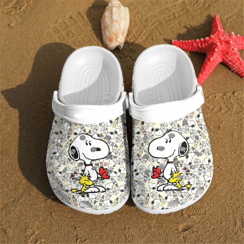 Snoopy Crocs Clog Shoes Personalized Crocs Crocband For Women And Men