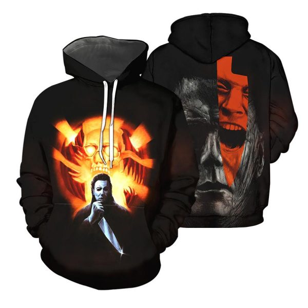 Michael Myers Screaming Unisex Hoodie Chm