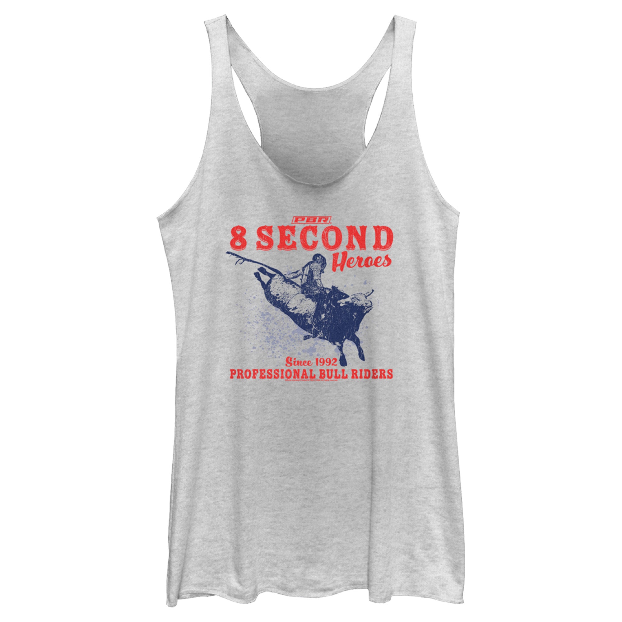 Women’S Professional Bull Riders 8 Second Heroes Racerback Tank Top