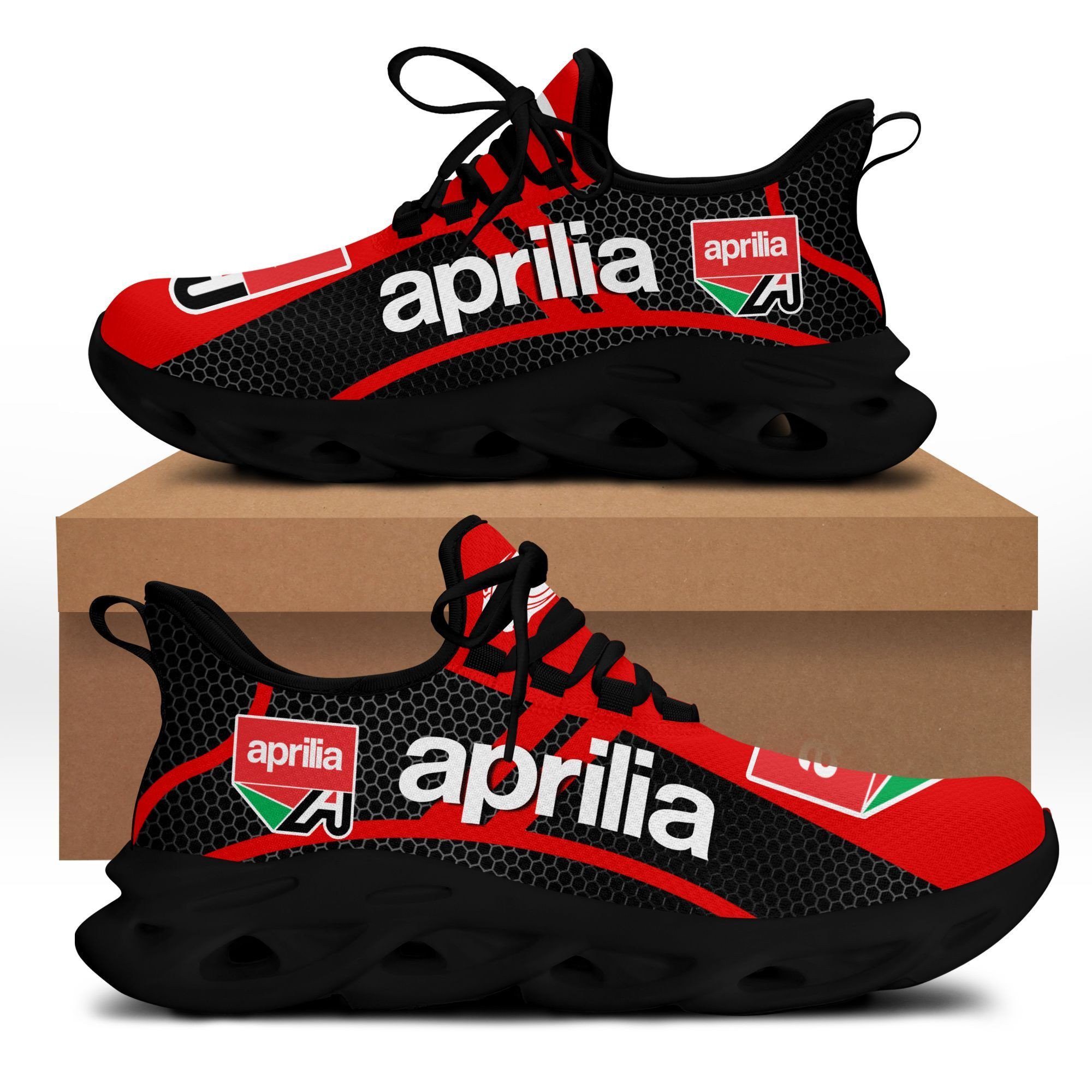 Aprilia Bs Running Shoes Ver 1 (Red)