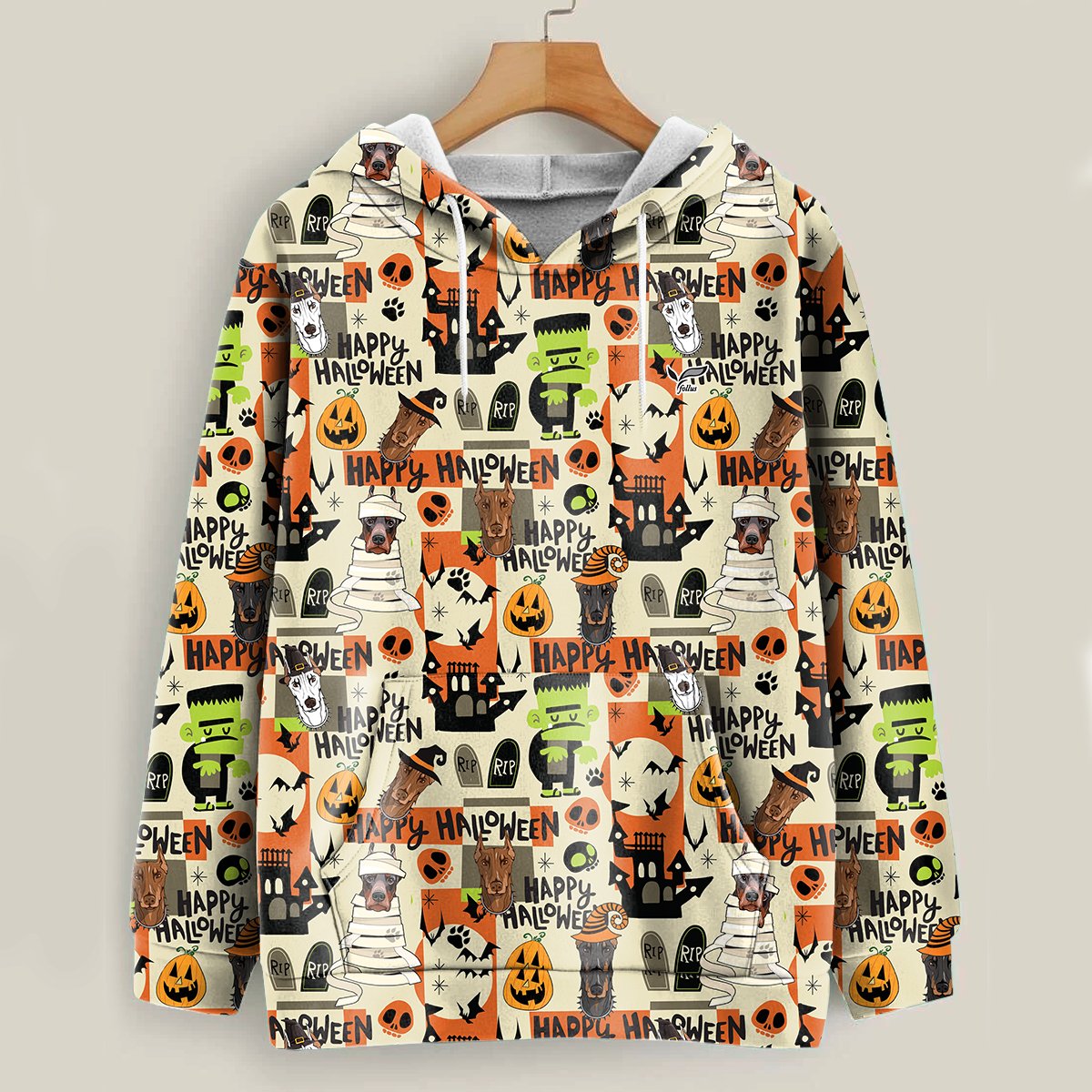 Meet My Boo Crew – Doberman Pinscher Halloween Hoodie