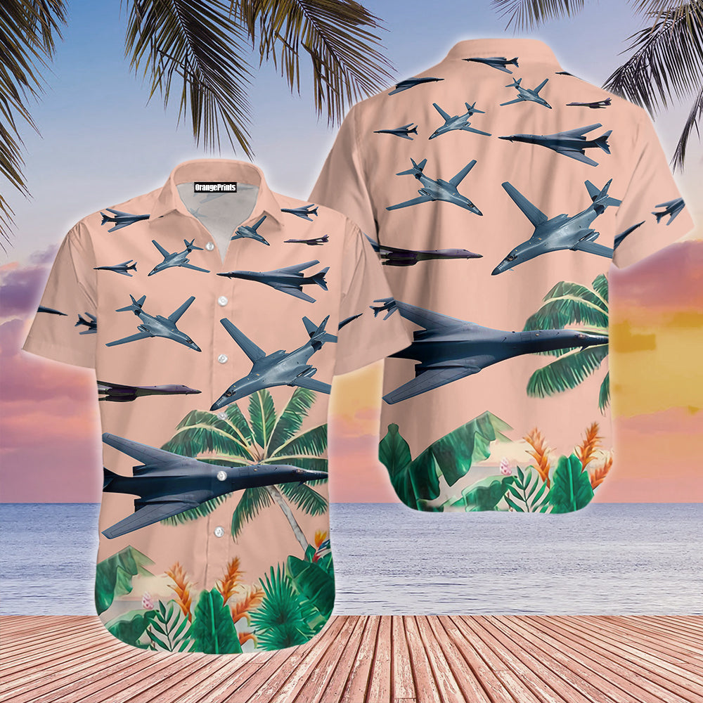 Us Air Force Rockwell Lancer Aloha Hawaii Shirts For Men Women Ha49236