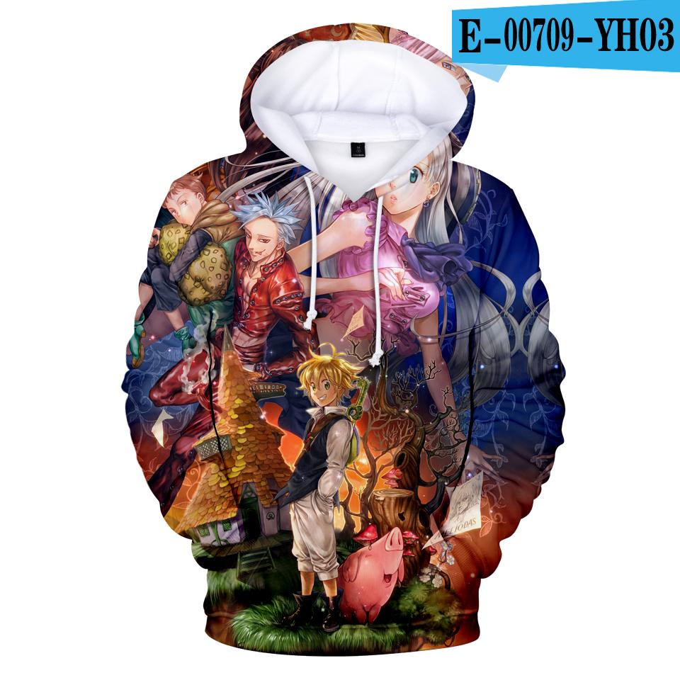 Nanatsu No Taizai Hoodies – 3D Print The Seven Deadly Sins Sweatshirts