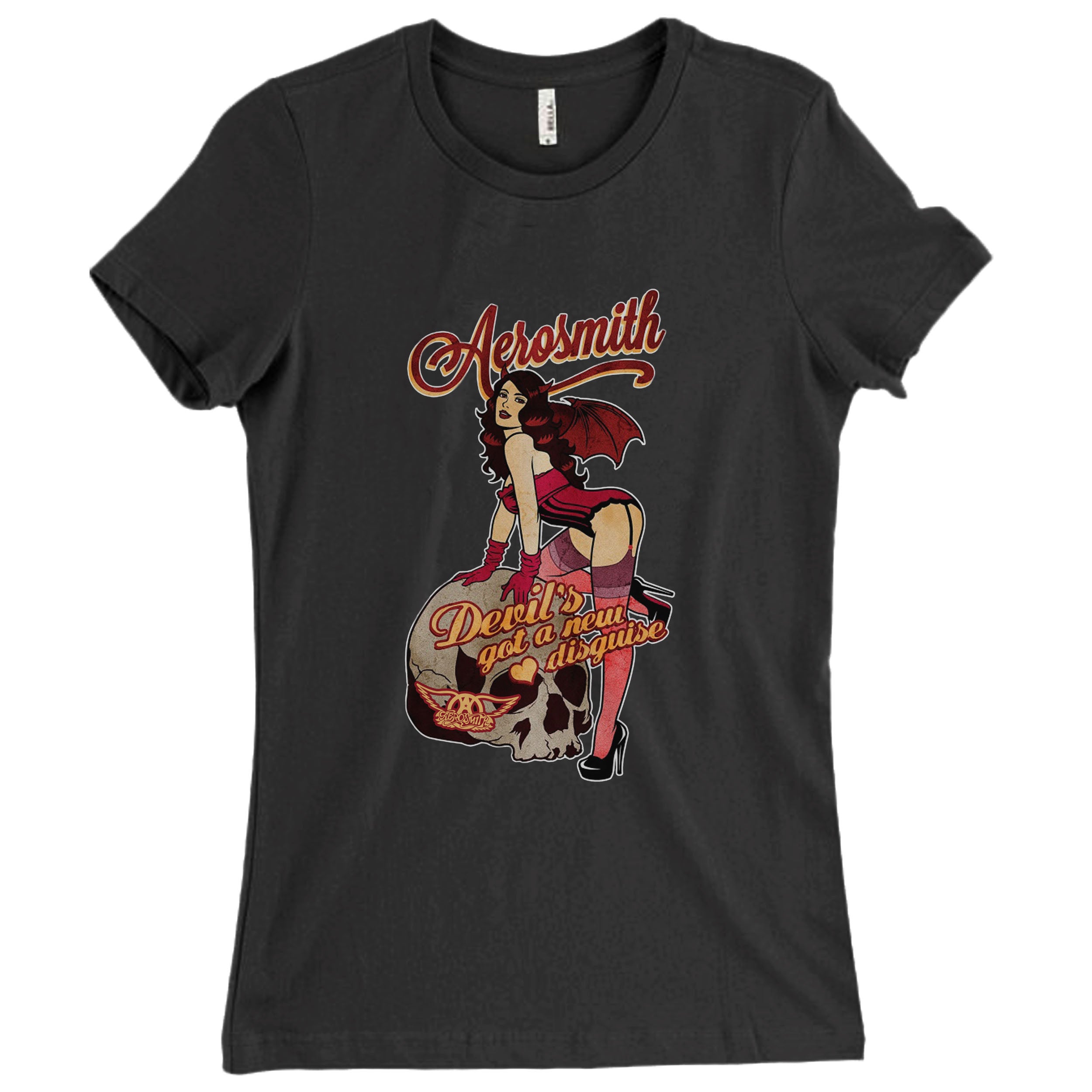 Aerosmith Devil Got A New Disguise Women T-Shirt