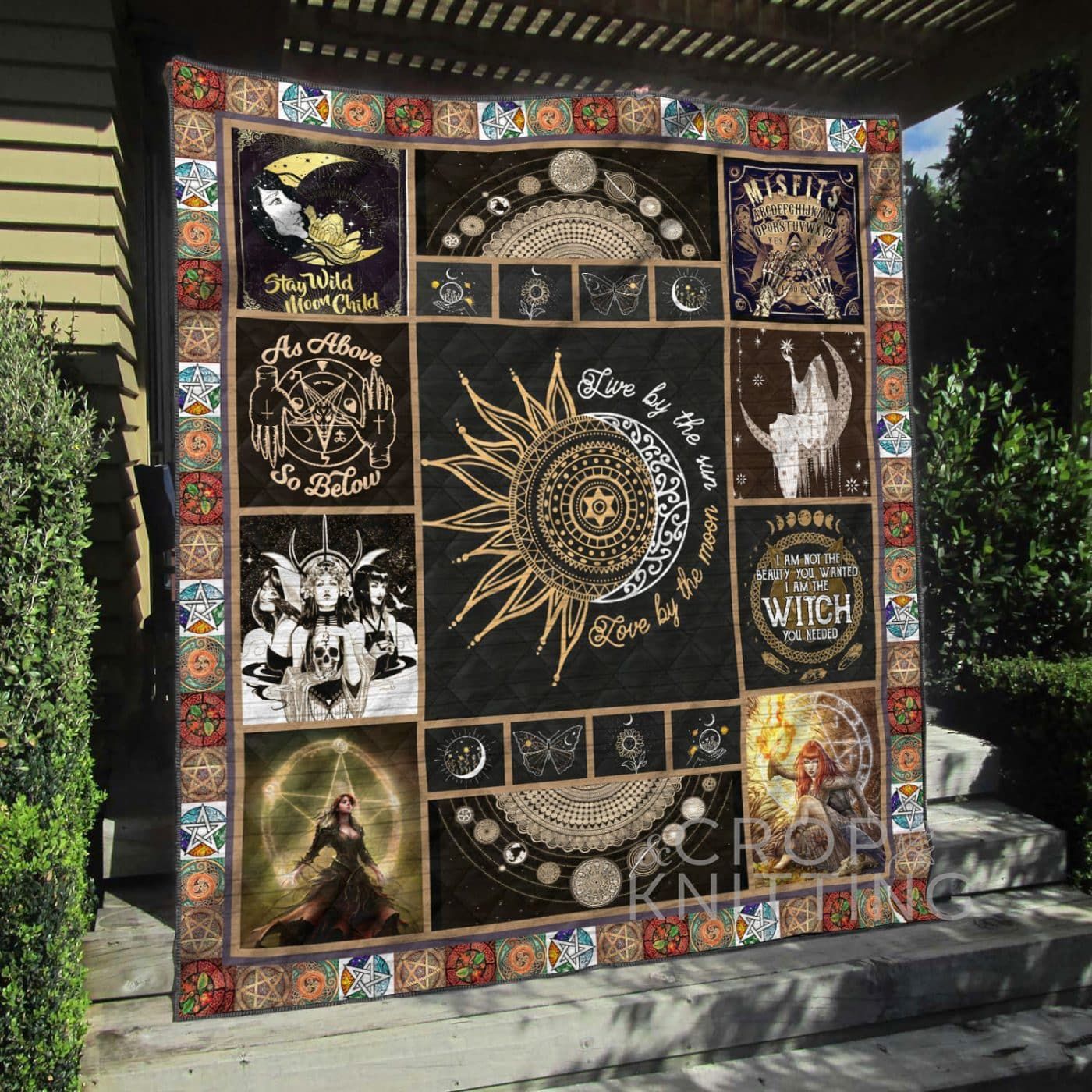 Wicca YE 3D Quilt Blanket 250