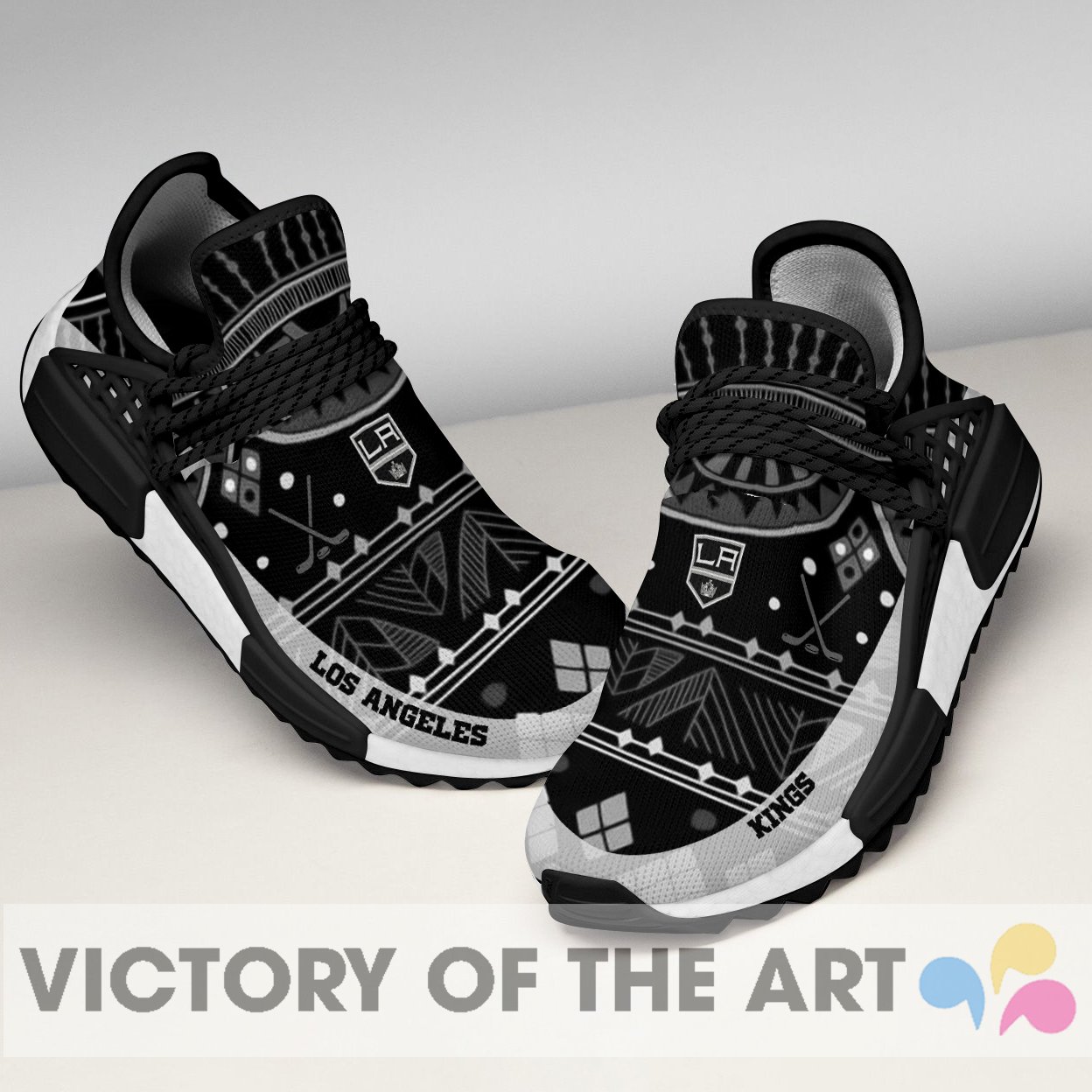 Wonderful Pattern Human Race Los Angeles Kings Shoes For Fans