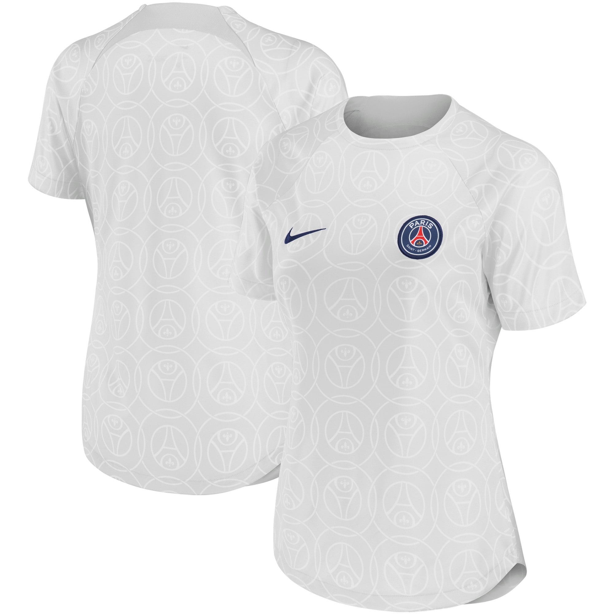 Paris Saint-Germain Women's 2022/23 Pre-Match Home Performance Top – Gray