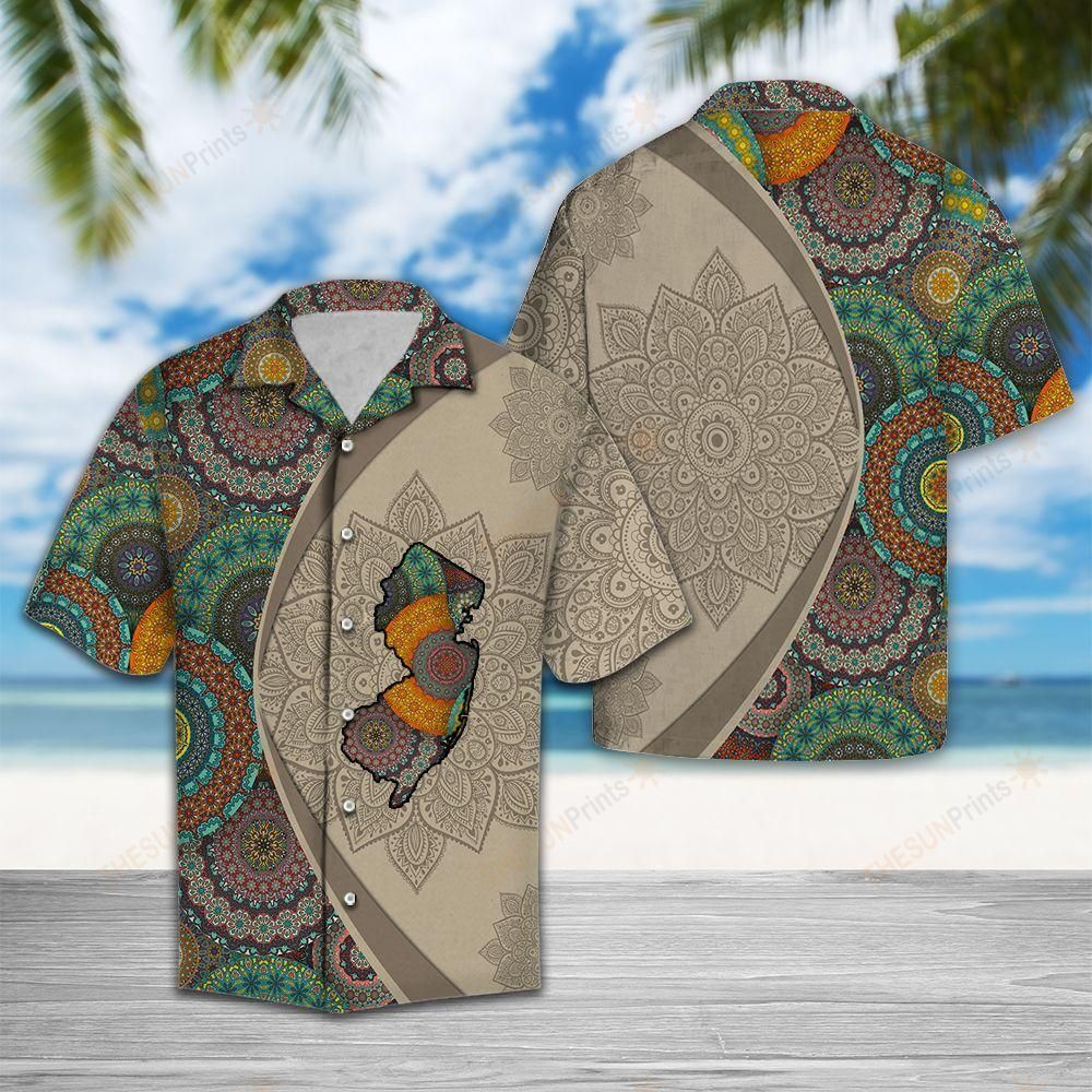 New Jersey Mandala Hawaiian Shirt Ha14830