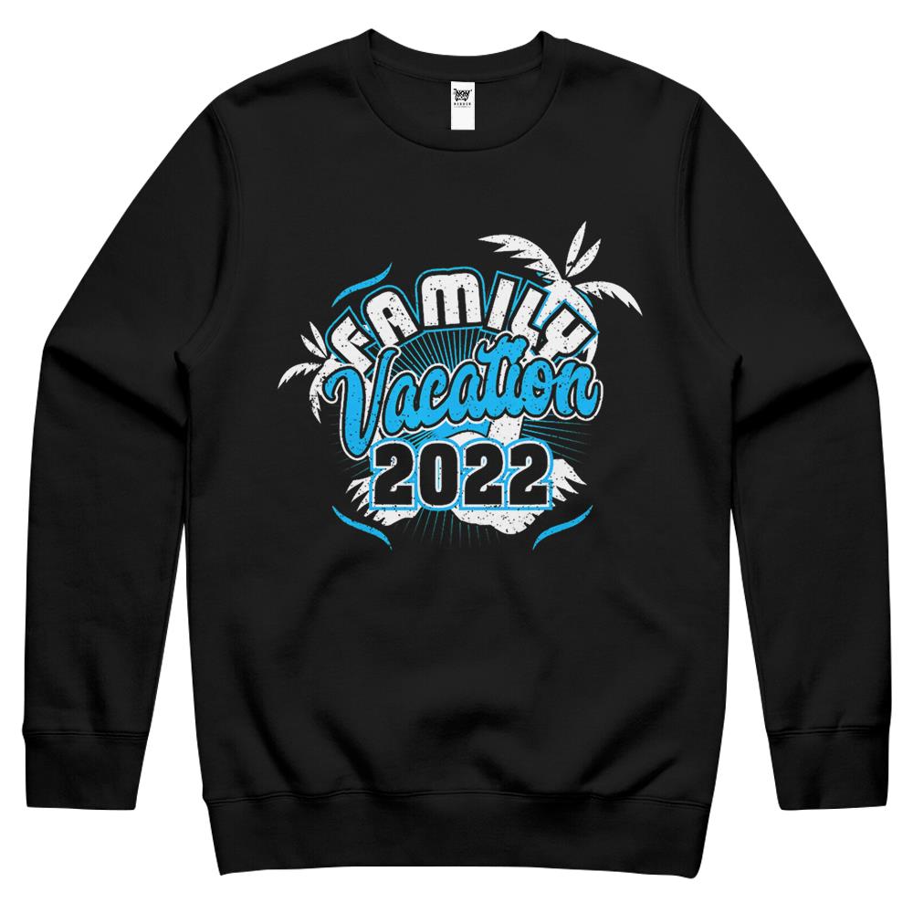 Family Vacation 2022 Beach Tropical Matching Group Crewneck Sweatshirt