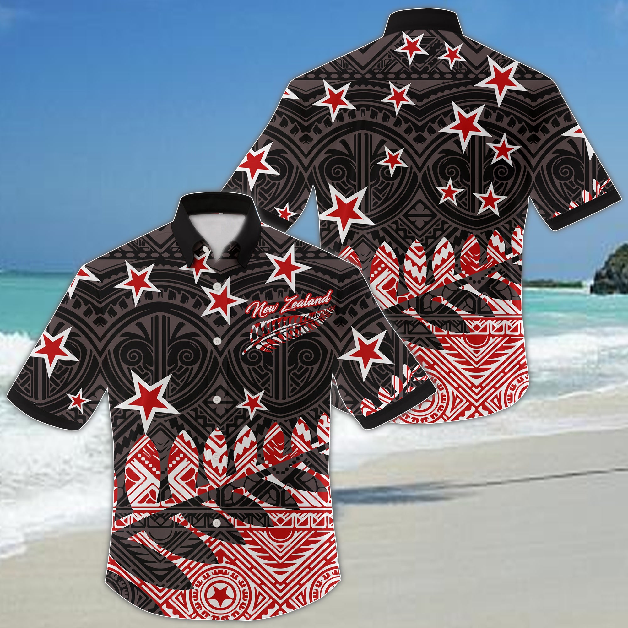 New Zealand Hawaii Shirt 1 Ha21266