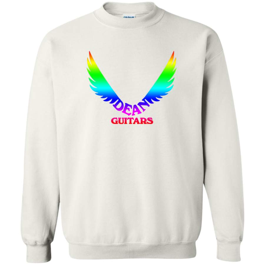 AGR Dean Guitars Logo Rainbow Crewneck Pullover Sweatshirt