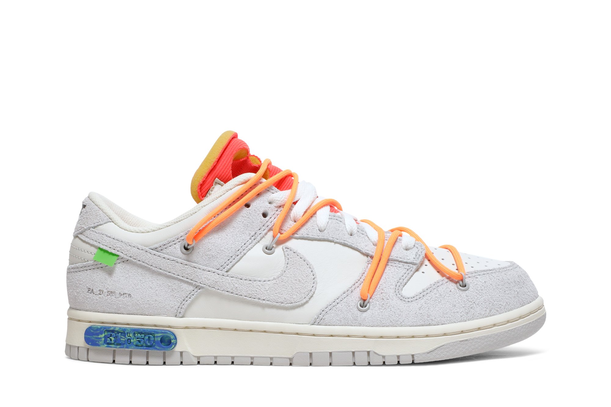 Nike Dunk Low Off-White Lot 31 – Kohlrabis 195240905298