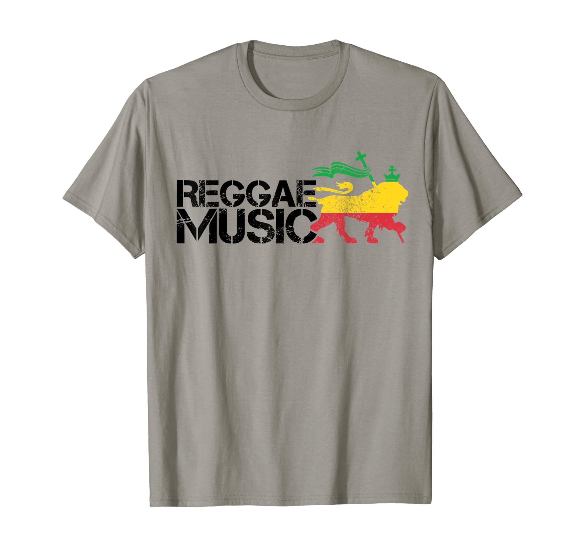 Reggae Music Rastafari Lion Of Judah Jamaica Rasta Gift T-Shirt