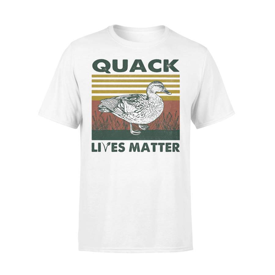 Quack Lives Matter Duck Vintage Retro T-shirt