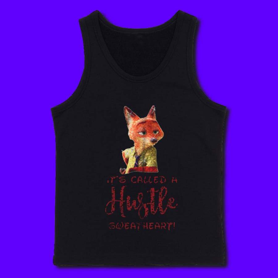 Zootopia Nick Fox Workout Burnout Men’S Tank Top