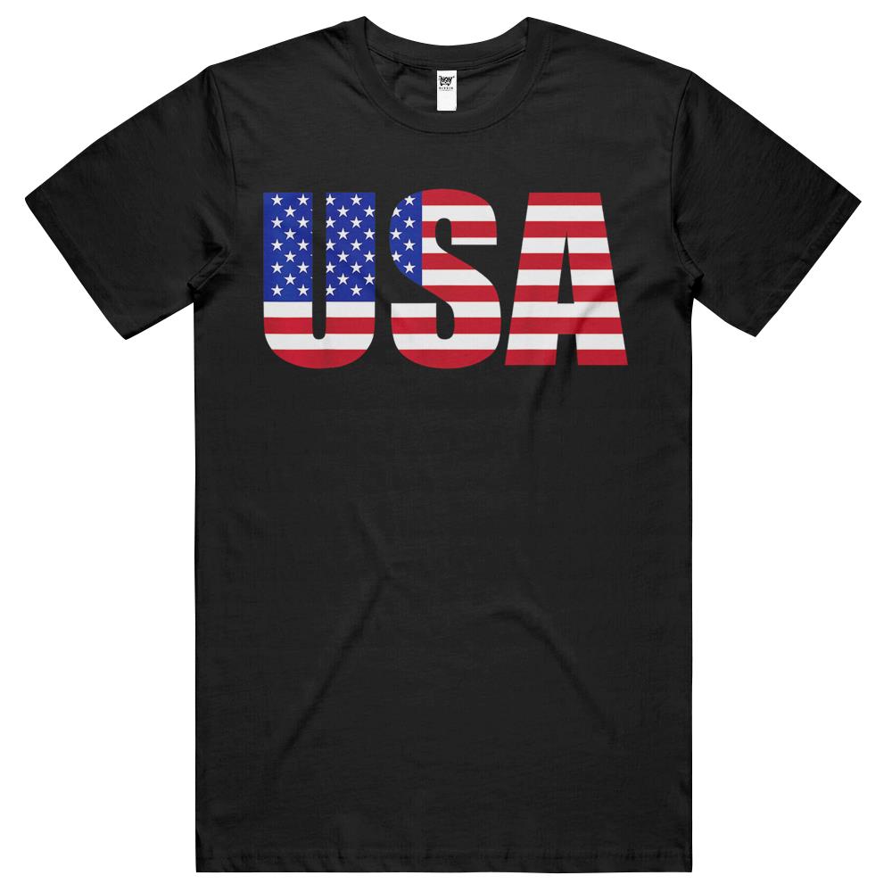 Usa Patriotic American Flag For Men Women Kids Boys Girls Us T Shirts