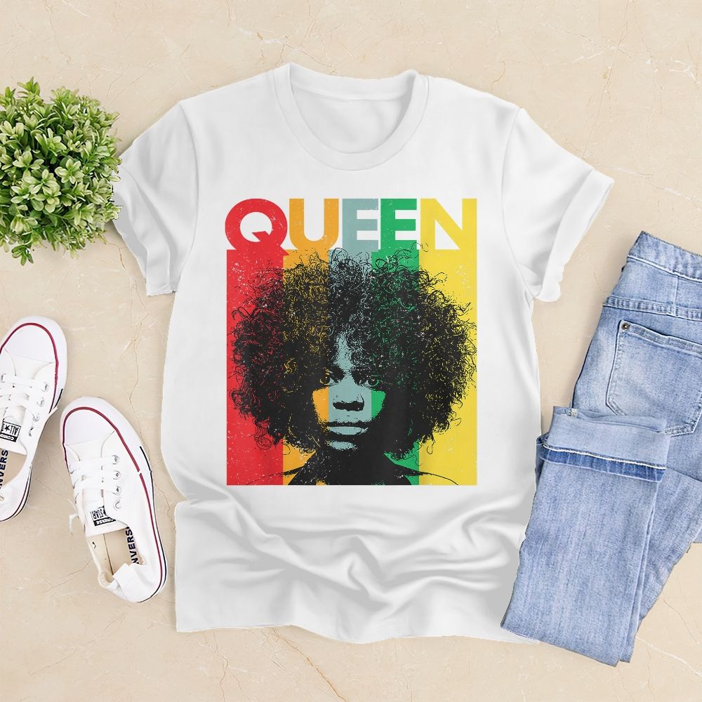 Retro Black Queen Black History Month T- Gs1213444Od T Shirts Unisex T-Shirt