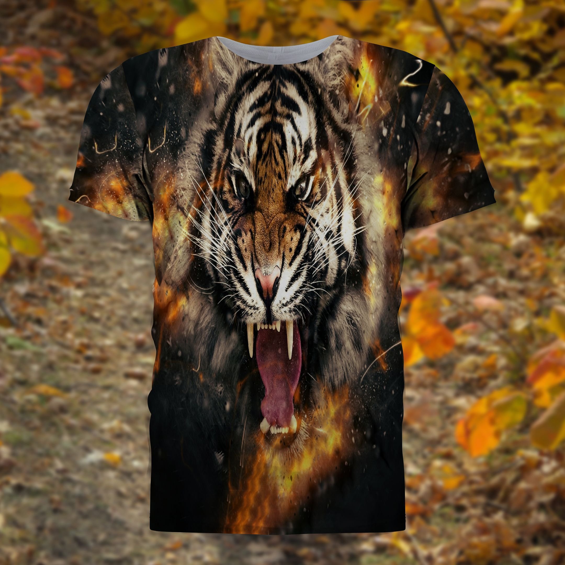 Tiger Ver01 Thcn120721Ntlw Unisex 3D T-Shirt All Over Print