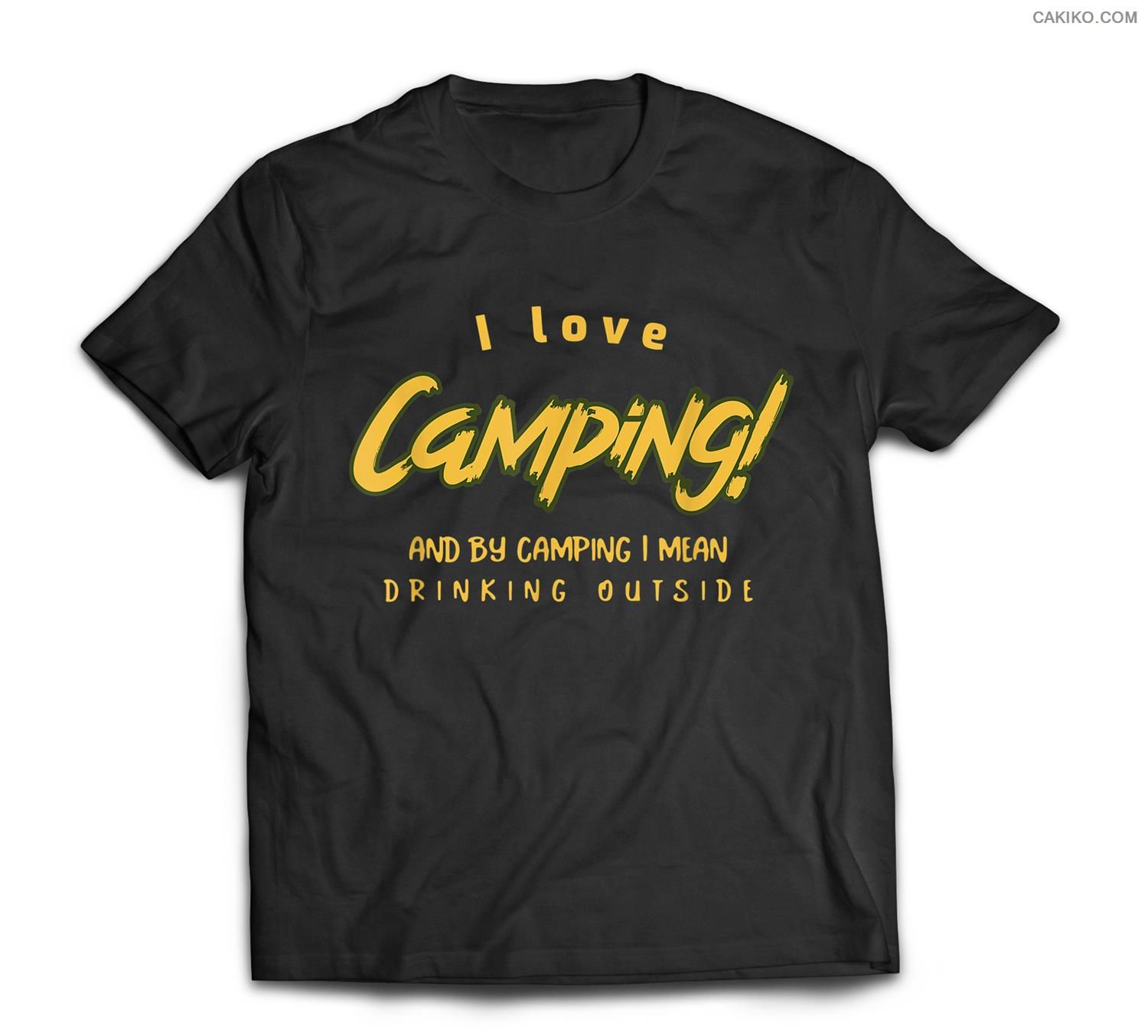 I Love Camping And Drinking Beer With Friends Outside T-Shirt