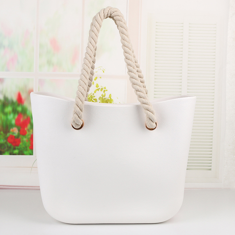 Casual EVA Large Capacity Tote Bag Designer Candy Color Women Shoulder Bags Summer Beach Handbags Big Basket Bag Bali Purse 2022 alx