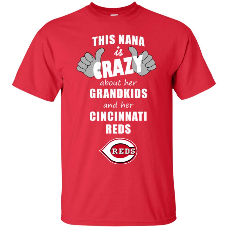 This Nana Is Crazy About Her Grandkids And Her Cincinnati Reds T Shirts