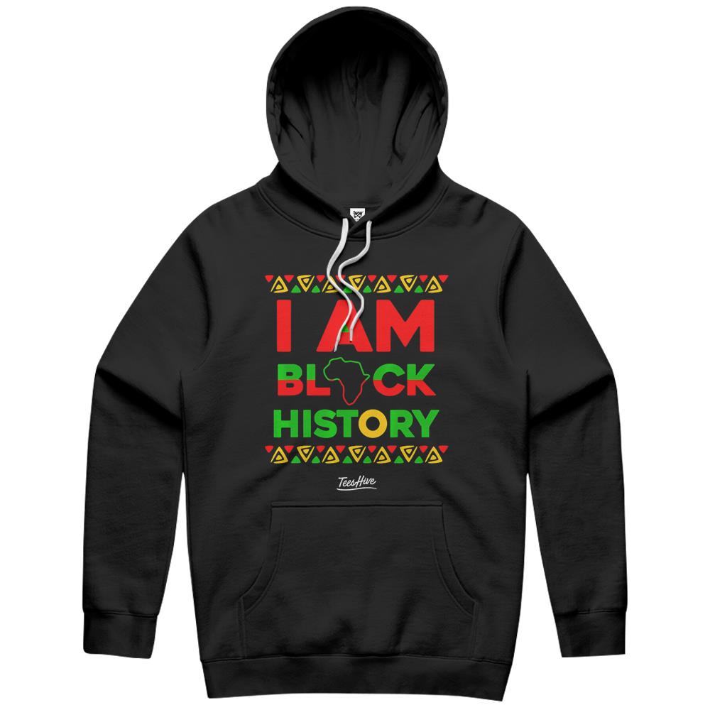 I Am Black History African American Black Pride Gift Hoodie