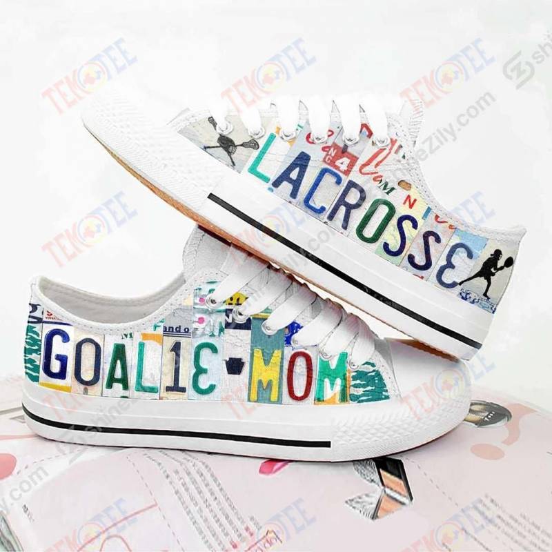 Mens Womens Lacrosse Goalie Mom Low Top Shoes Custom Print Footwear Converse Sneakers TMT353