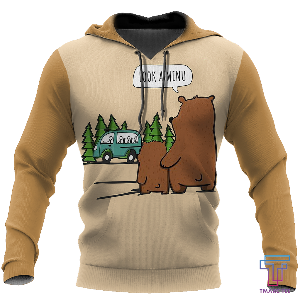 Tmarc Tee Look A Menu – Camping Bear Nnkq303