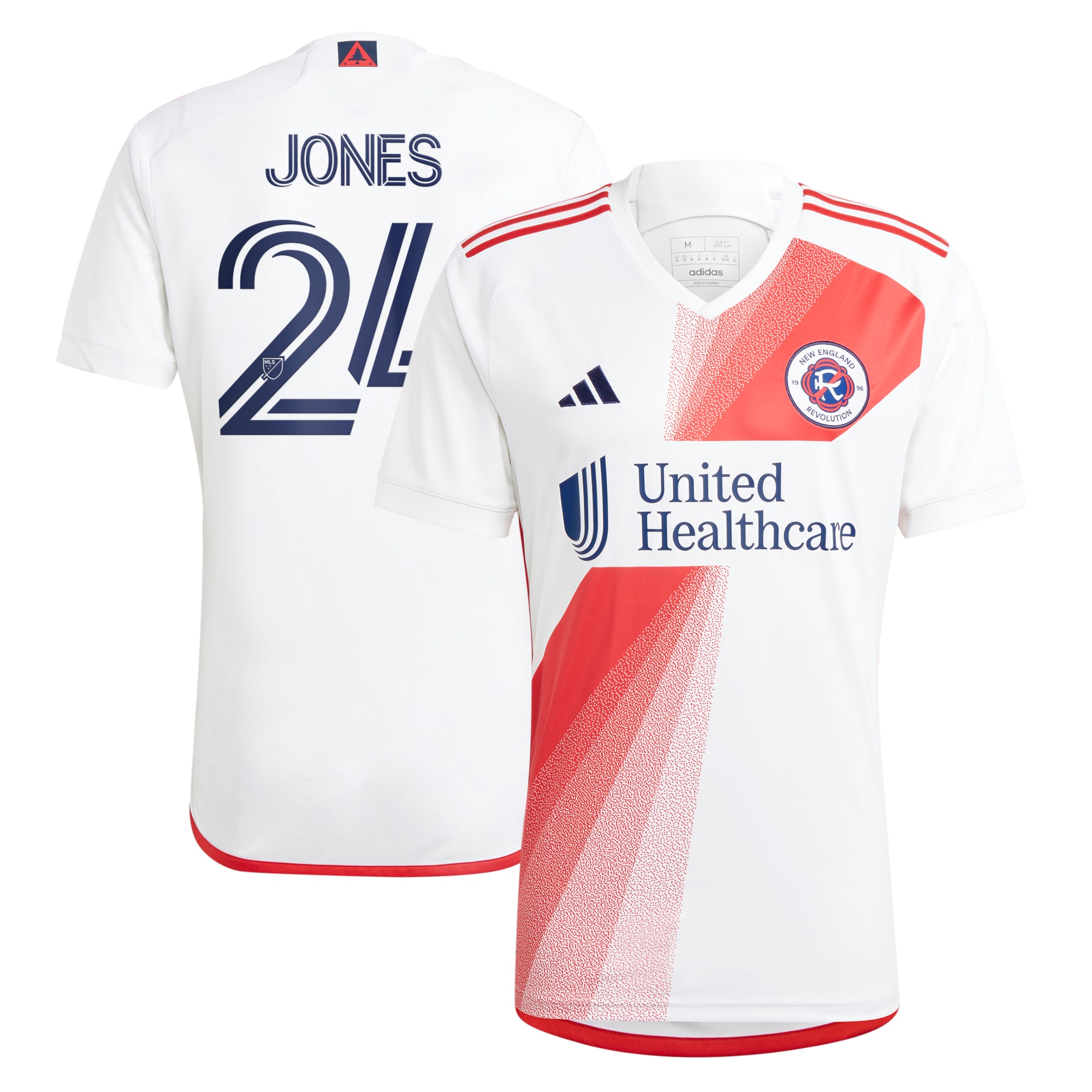 DeJuan Jones New England Revolution 2023 Defiance Replica Jersey – White