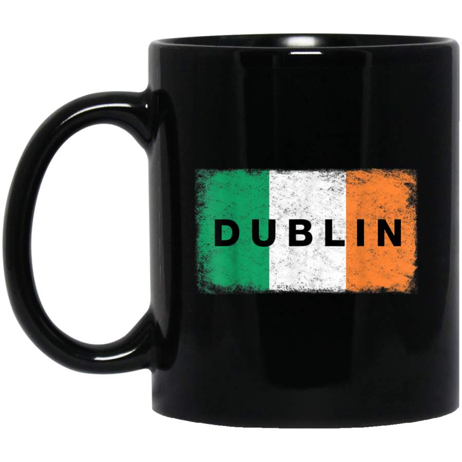 Dublin Mug Vintage Ireland Flag Mug Vintage