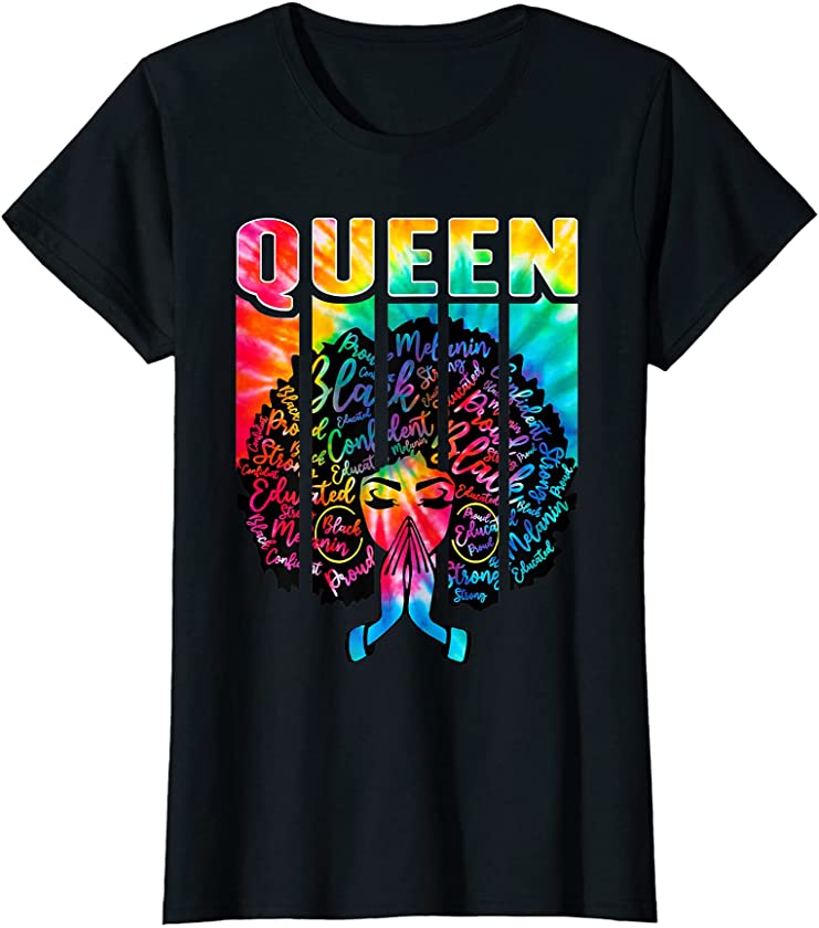 Womens 0g0n Funny Queen Juneteenth Black Women African American T-Shirt