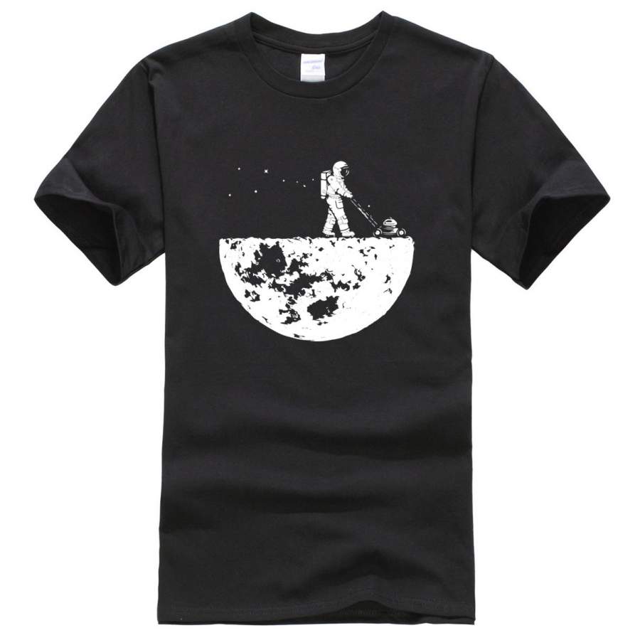 Hot sale 2018 summer men t-shirt novelty design Develop The Moon cotton brand men’s t shirt harajuku fitness tops tshirt kpop