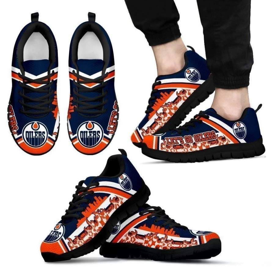 Edmonton Oilers Hockey Fan Men’s Sneakers