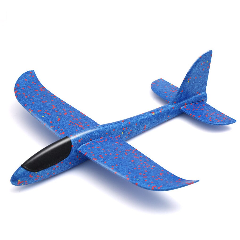 2021 Children Hand Throw Flying Glider Planes Toys Kids Foam Aeroplane Model Children Outdoor Fun Toys 48CM/35CM alx