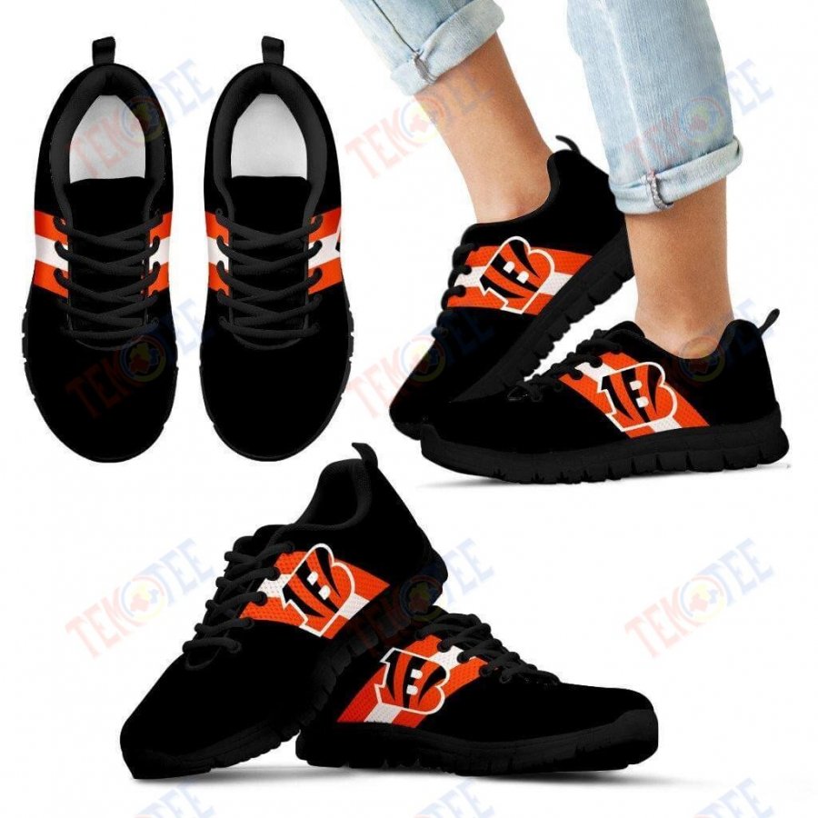 Mens Womens Cincinnati Bengals Sneaker With Line Shoes Edition Chunky Sneaker Running Shoes For Men Women TDT574