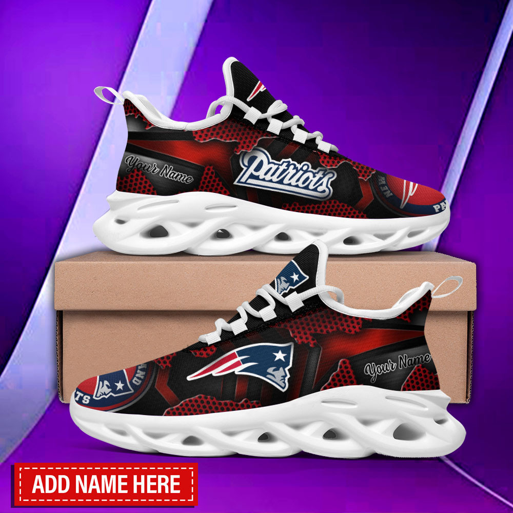 New England Patriots Personalized Yezy Running Sneakers Bg772